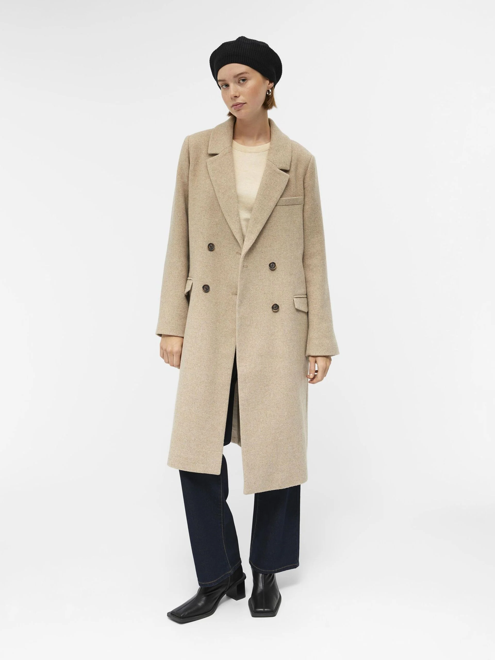 ADA LONG COAT (HUMUS/MELANGE) - Image 3