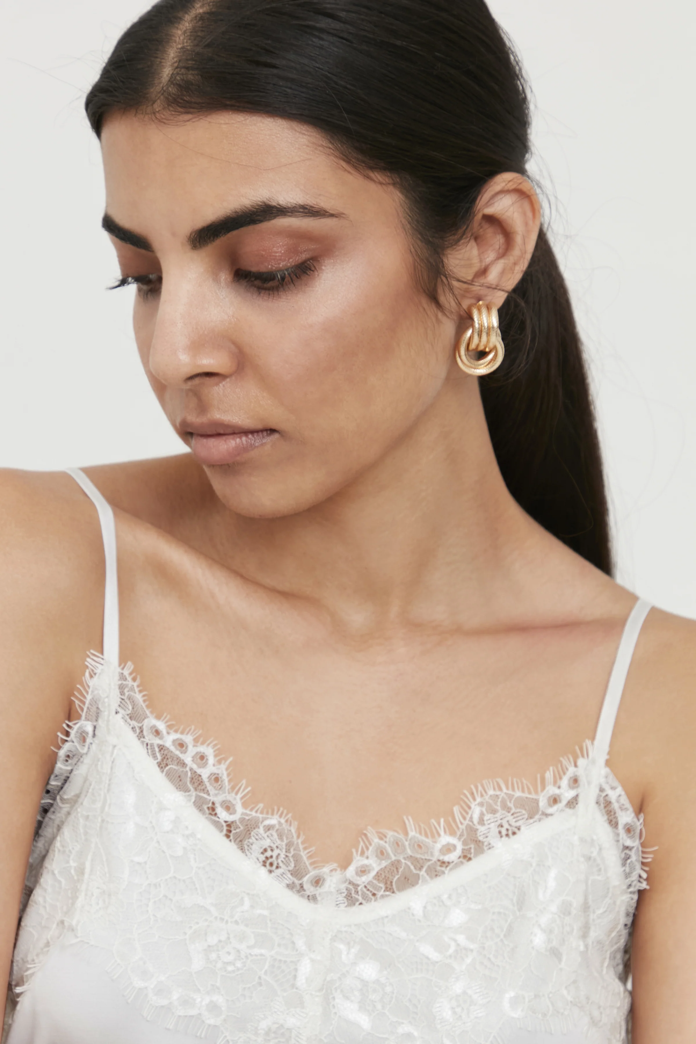 Adeline Lace Panel Cami (Cloud Dancer) - Image 2