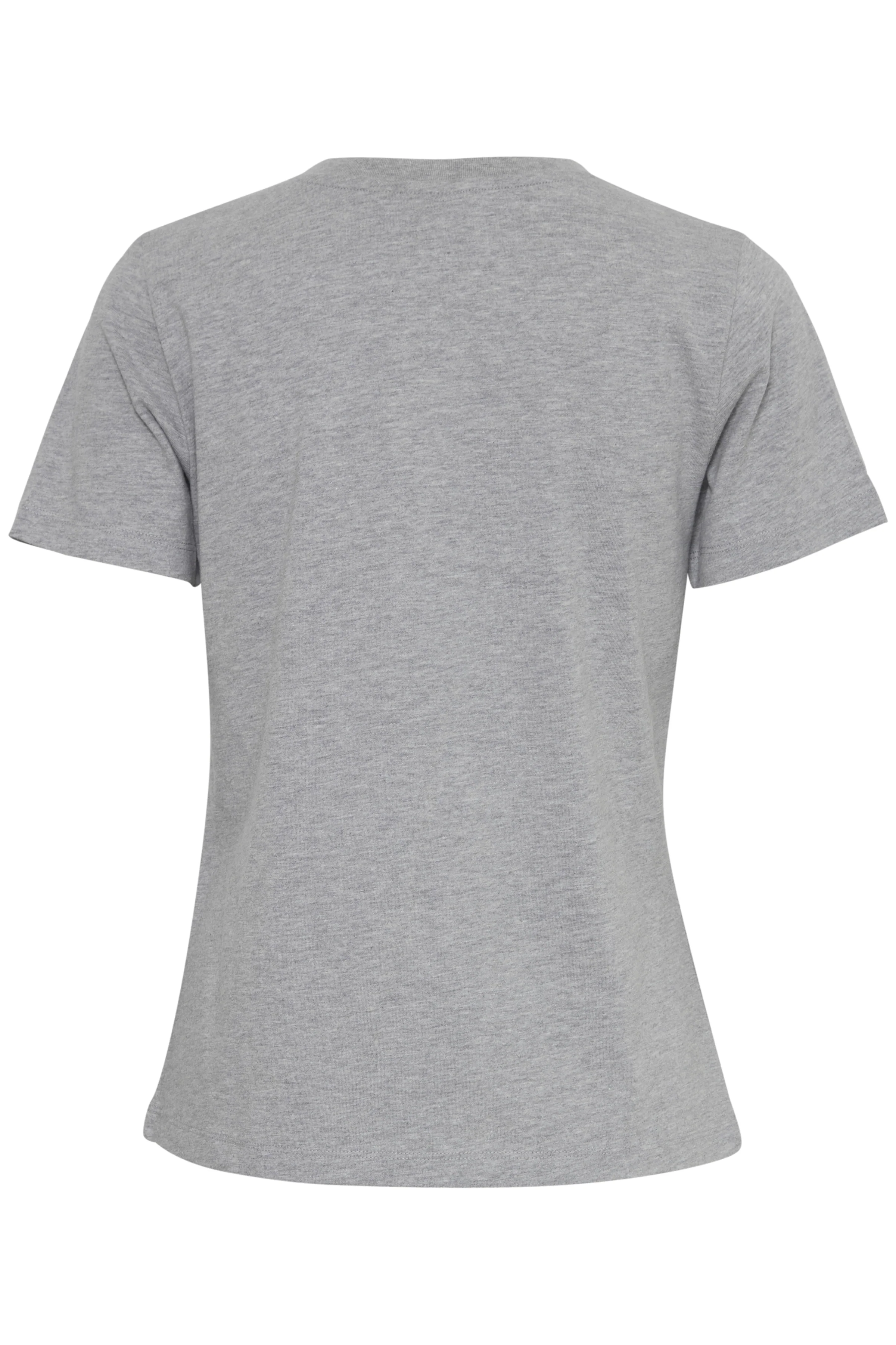 Almer V-Neck T-Shirt (Grey Melange) - Image 7