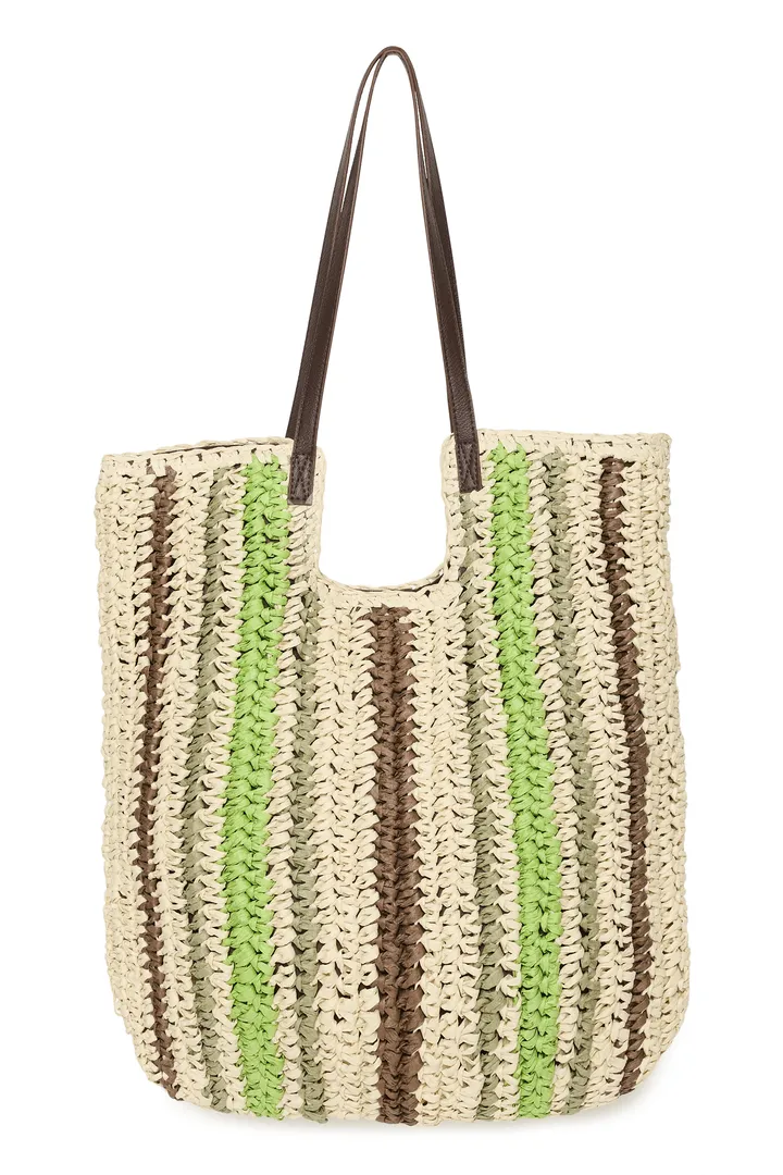 Almine Holdall Shoulder Bag (Natural) - Image 5