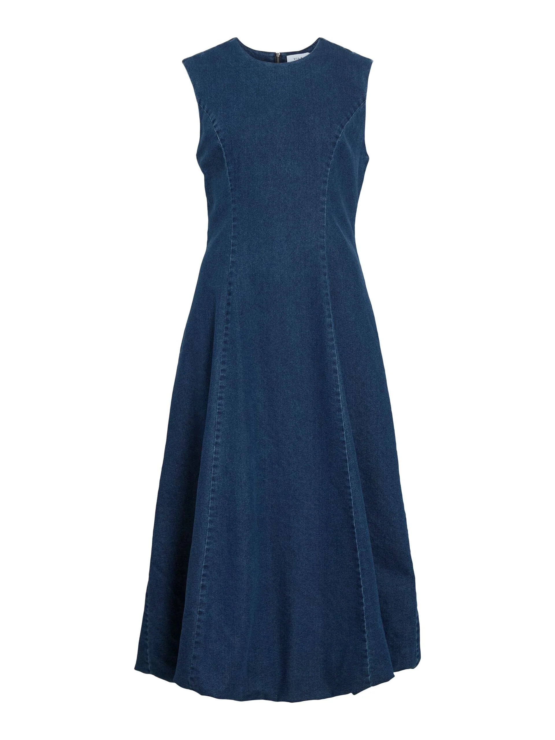 Amanda Denim Ankle Dress (Dark Blue Denim) - Image 6