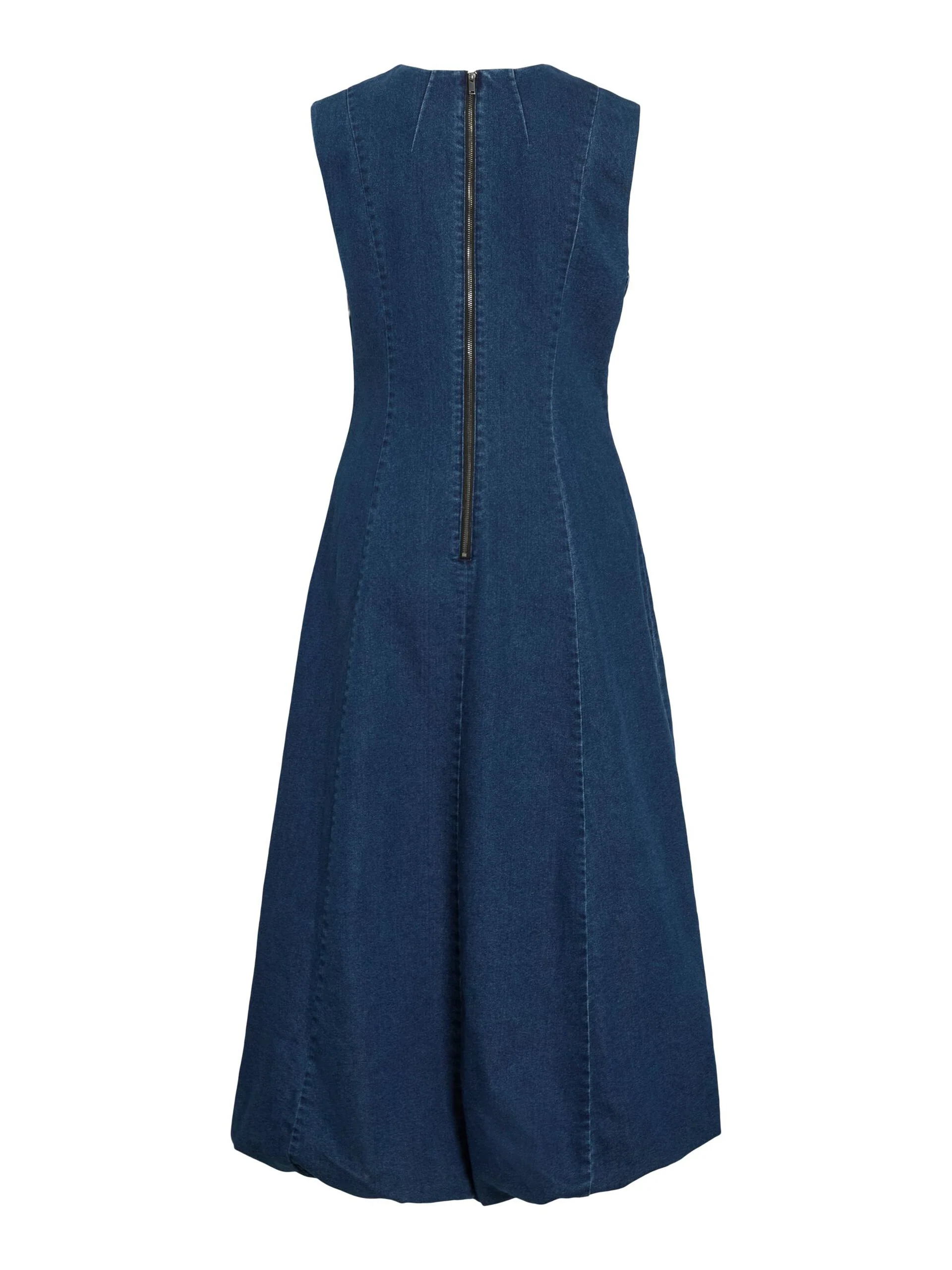 Amanda Denim Ankle Dress (Dark Blue Denim) - Image 7