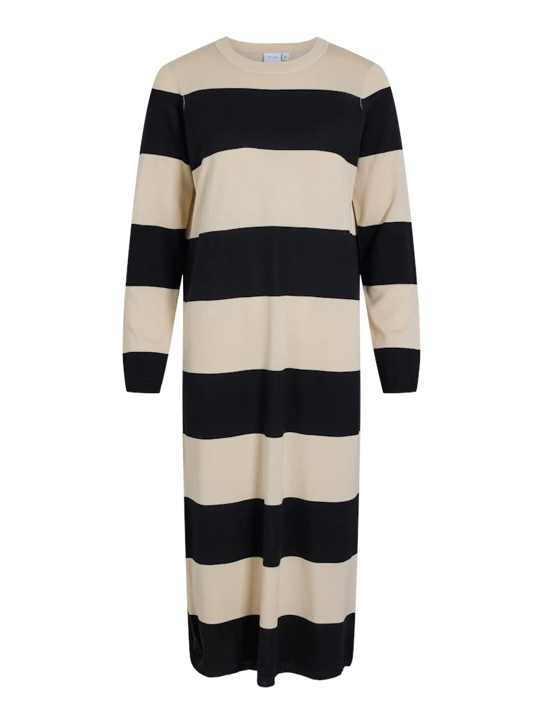Amanda Knit Dress (Birch/Black) - Image 2