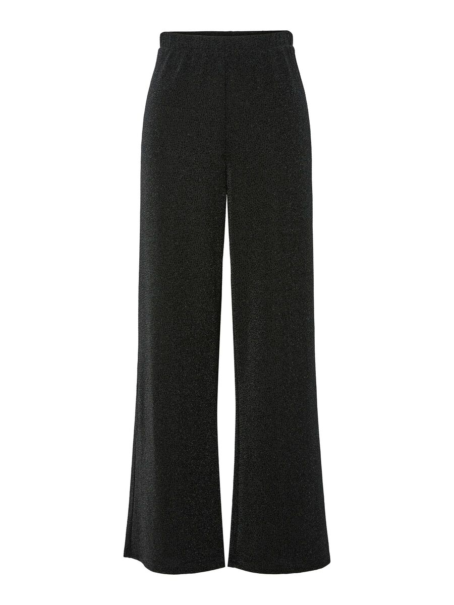 Ana Glitter Wide Leg Pants (Black/Black Lure) - Image 8