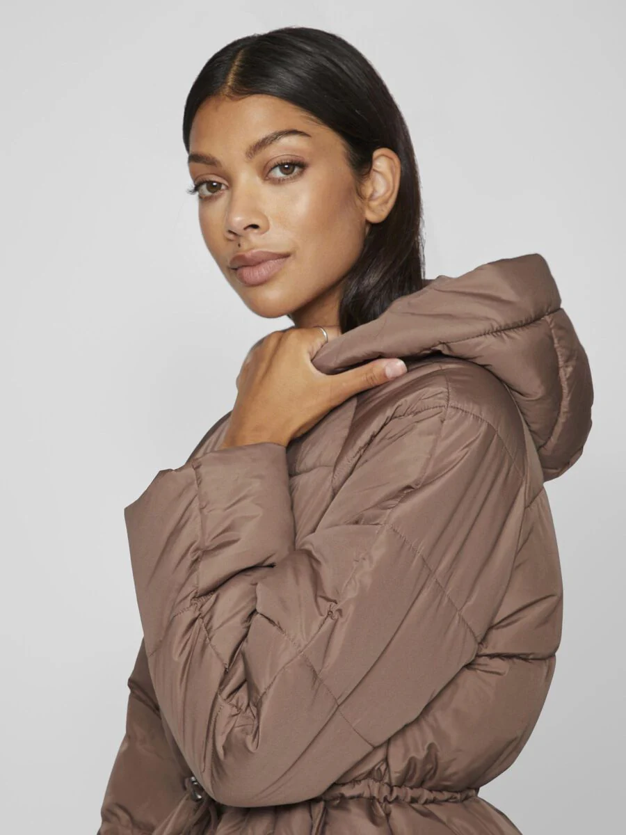 ANA PADDED SHORT JACKET (BROWN LENTIL)u - Image 2