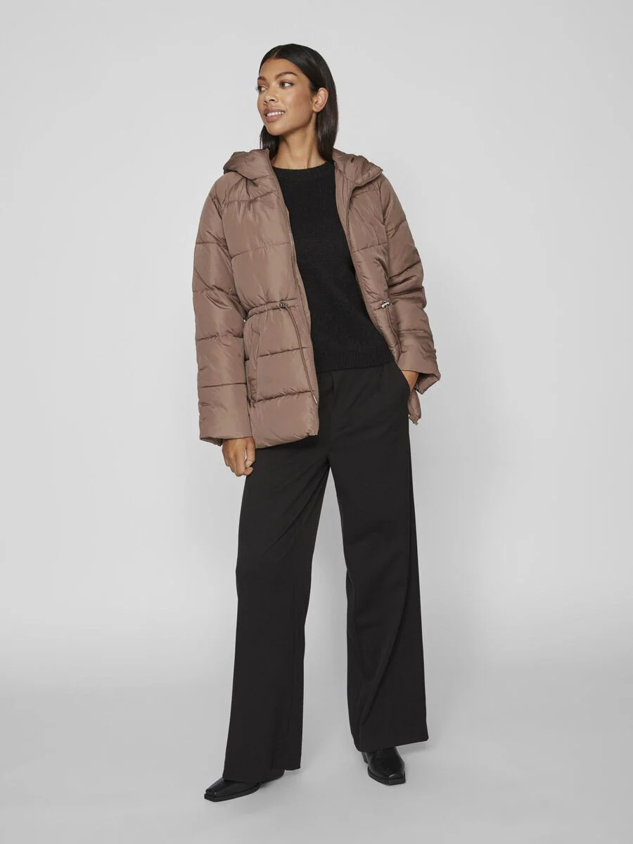 ANA PADDED SHORT JACKET (BROWN LENTIL)u - Image 3