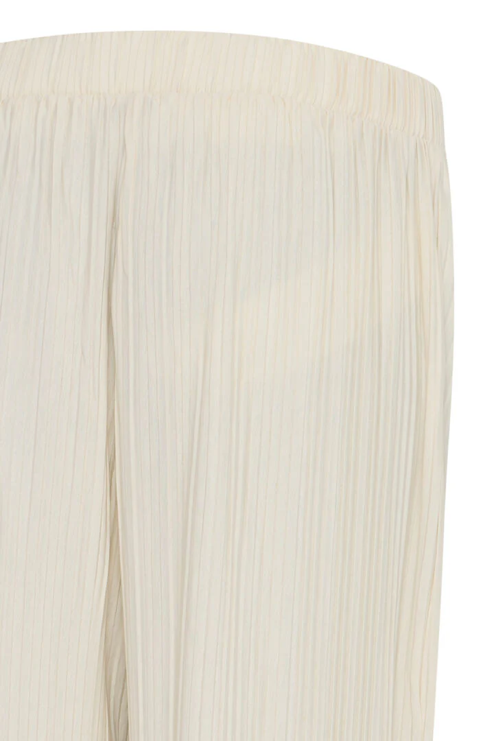Ana Wide Leg Plisse Pants (Almond Milk) - Image 9