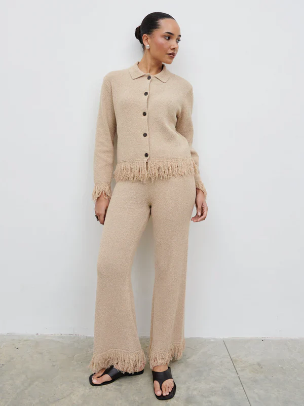 Analia Knit Cardigan (Beige) - Image 6