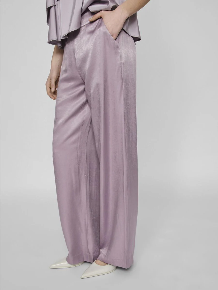 Angilique High Waisted Trousers (Mauve) - Image 4