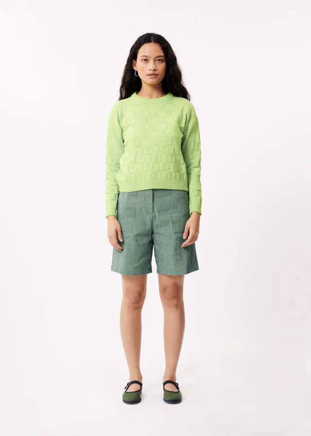 ANJALI JUMPER (LIME GREEN) - Image 2