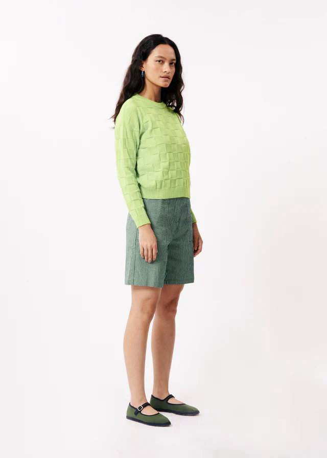 ANJALI JUMPER (LIME GREEN) - Image 3