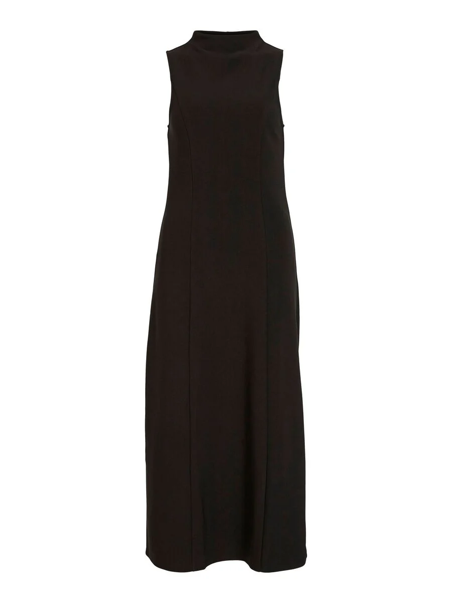 Anna Sleeveless Midi Dress (Black Beauty) - Image 5