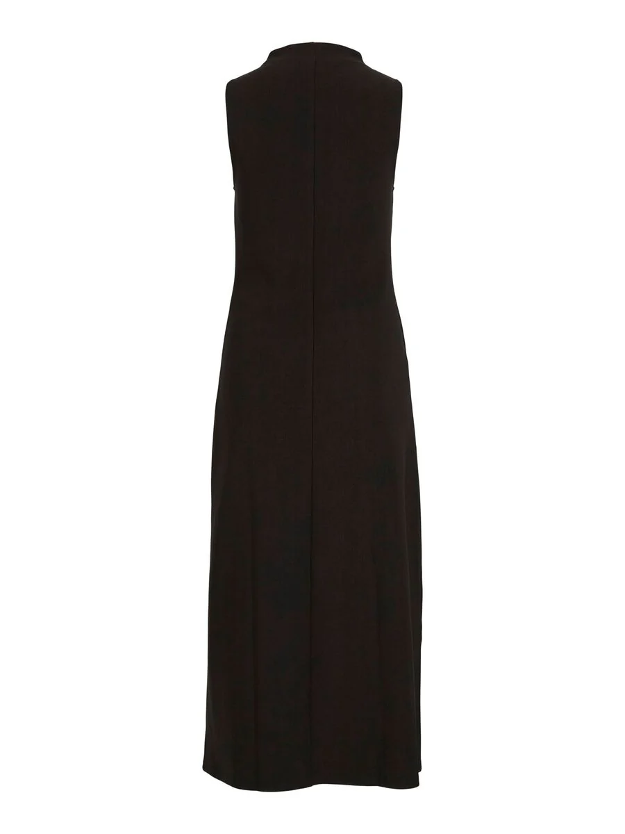 Anna Sleeveless Midi Dress (Black Beauty) - Image 6