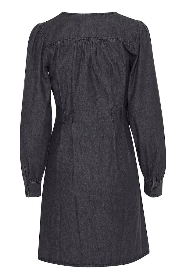 Annabelle Denim Dress (Washed Black) - Image 9