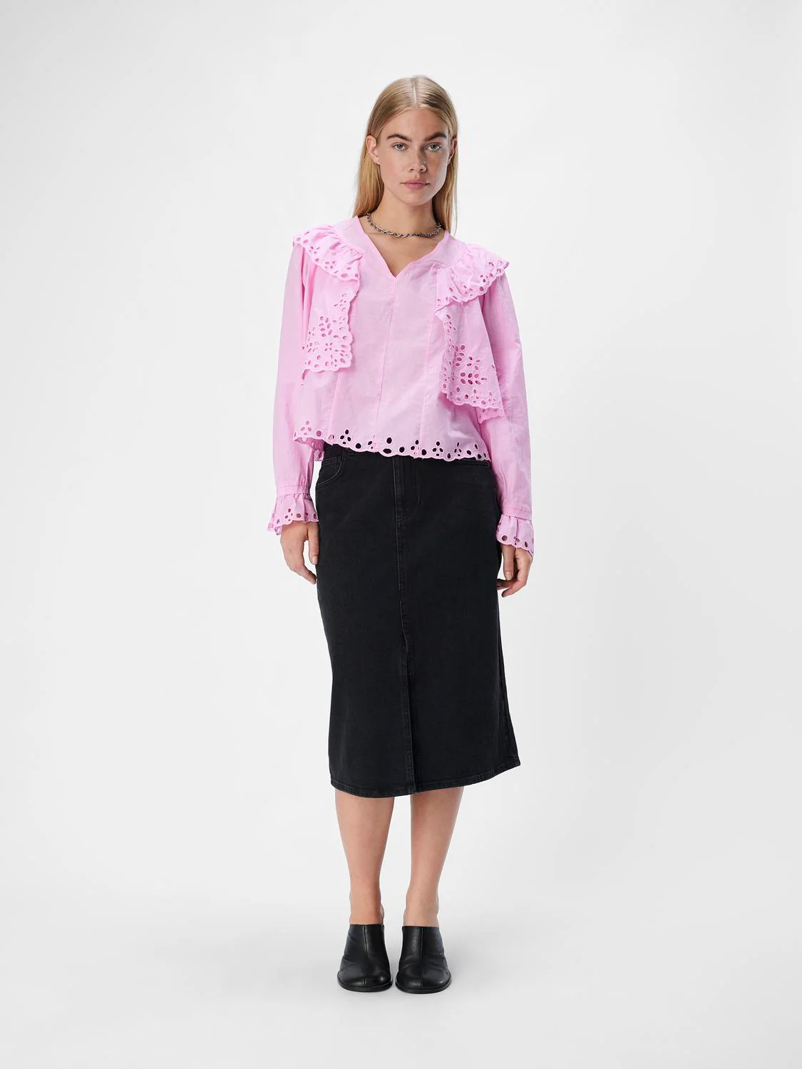 Aoife Frill Top (Pink Frosting) - Image 5