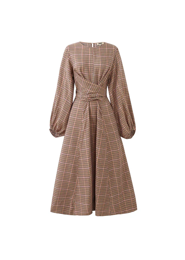 Apollinaire Midi Dress (Ochre) - Image 7