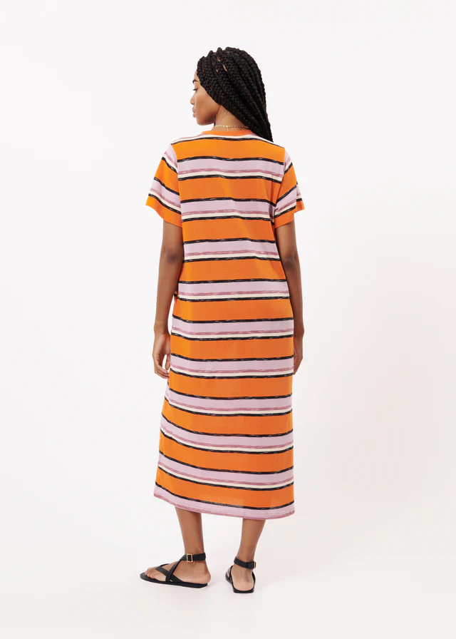ARMONY T-SHIRT DRESS (ORANGE) - Image 4
