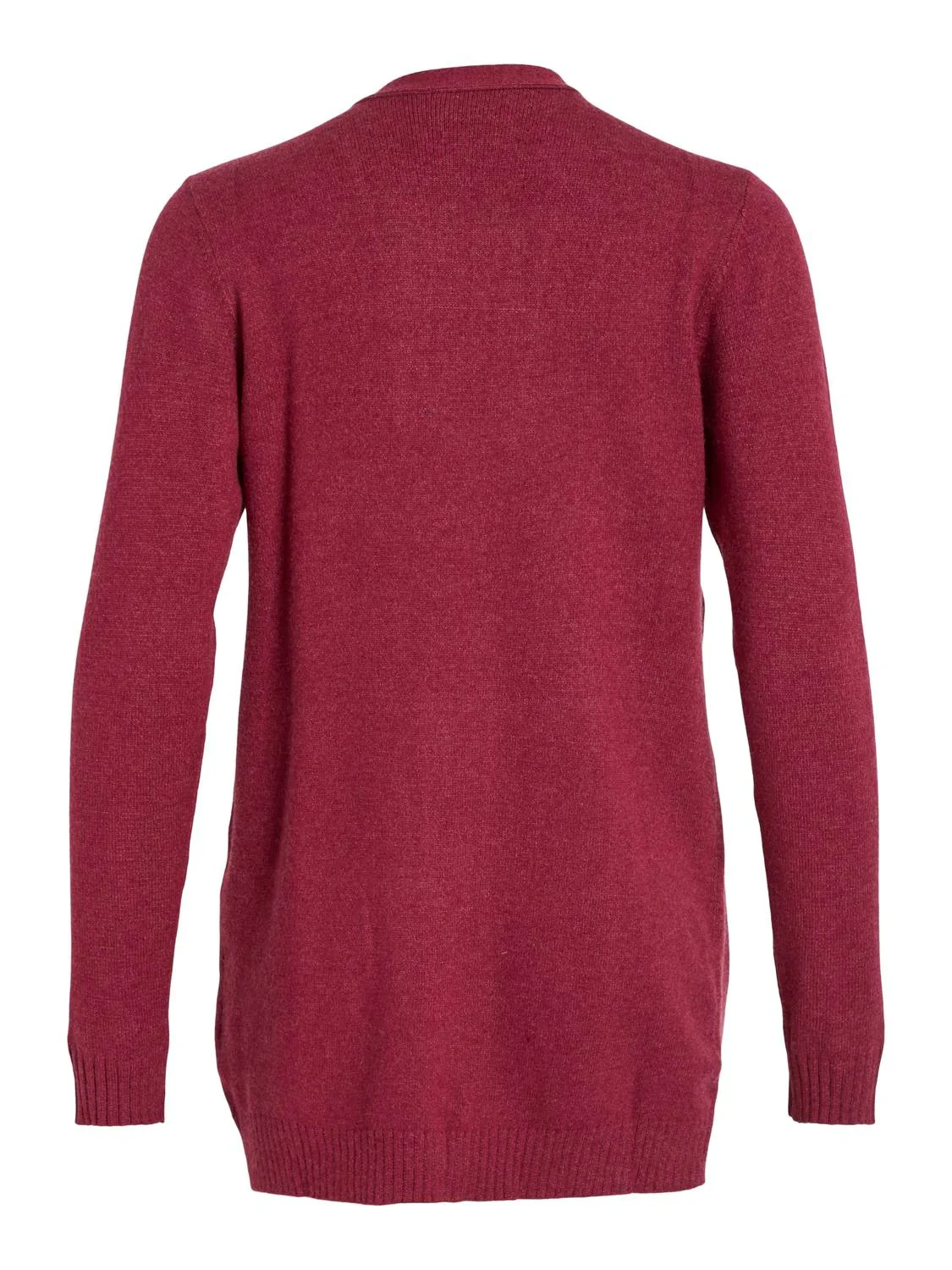 ASHLEY OPEN KNIT CARDIGAN (BEET RED) - Image 6
