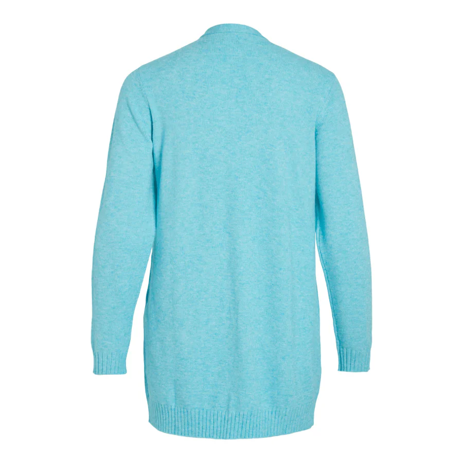 ASHLEY OPEN KNIT CARDIGAN (CAPRI/MELANGE) - Image 5