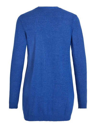 ASHLEY OPEN KNIT CARDIGAN (FRENCH BLUE/ DARK MELAN) - Image 4