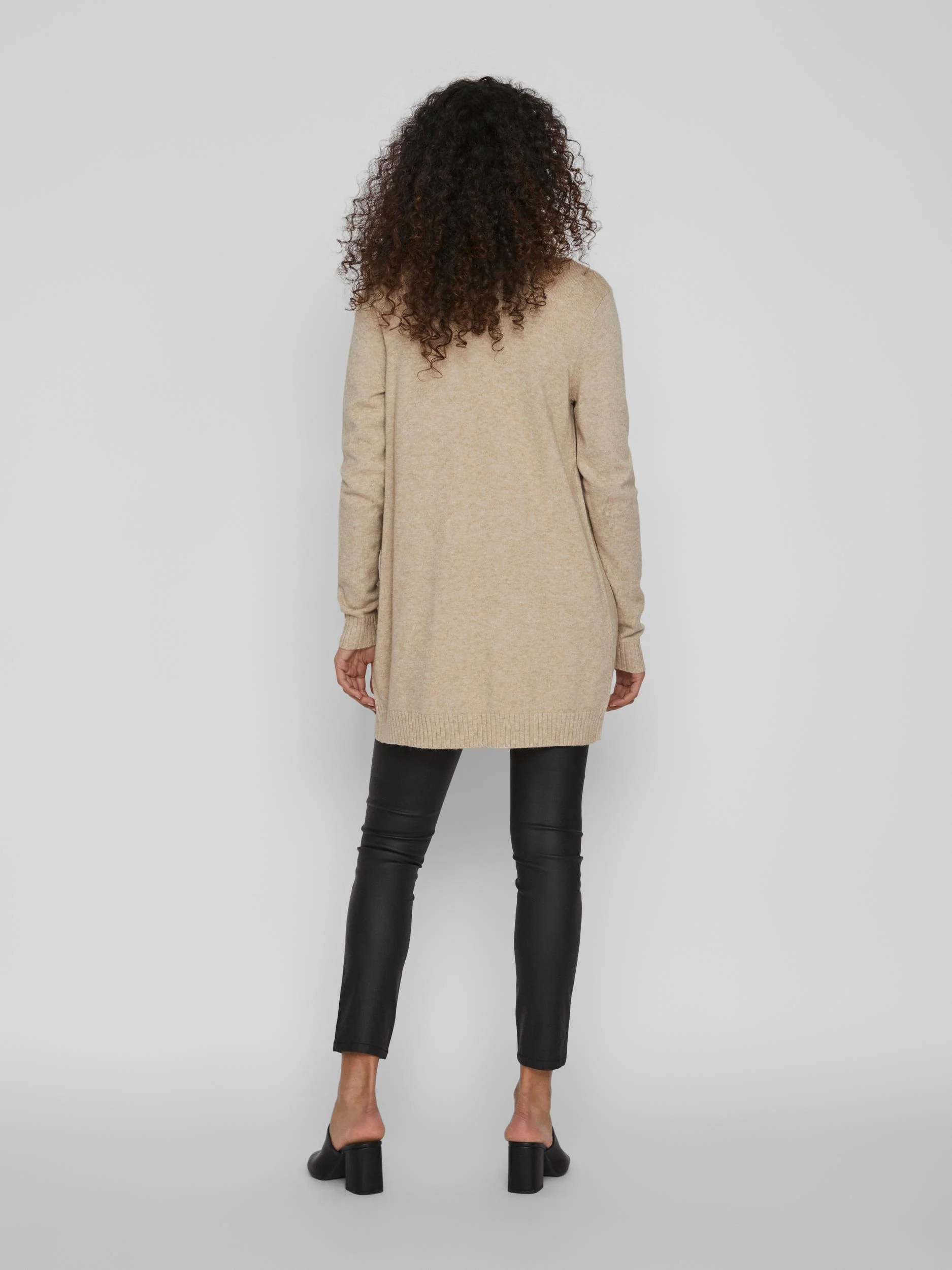 Ashley Open Knit Cardigan (Natural Melange) - Image 4
