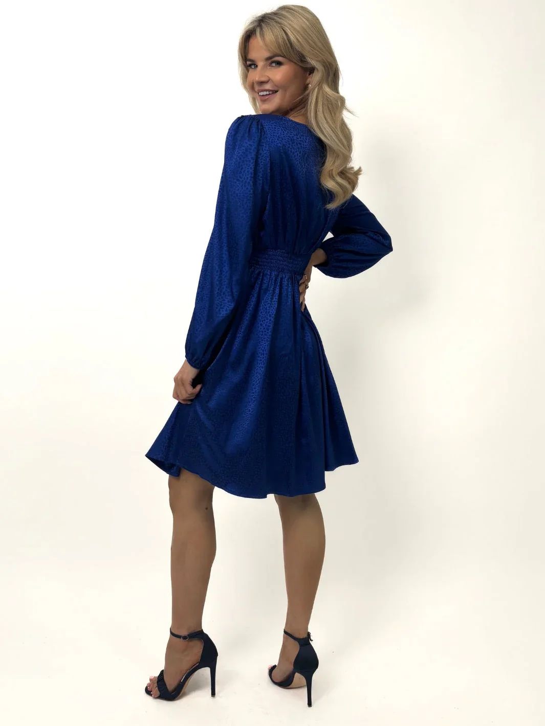 Audrey Mini Dress (Royal Blue) - Image 5