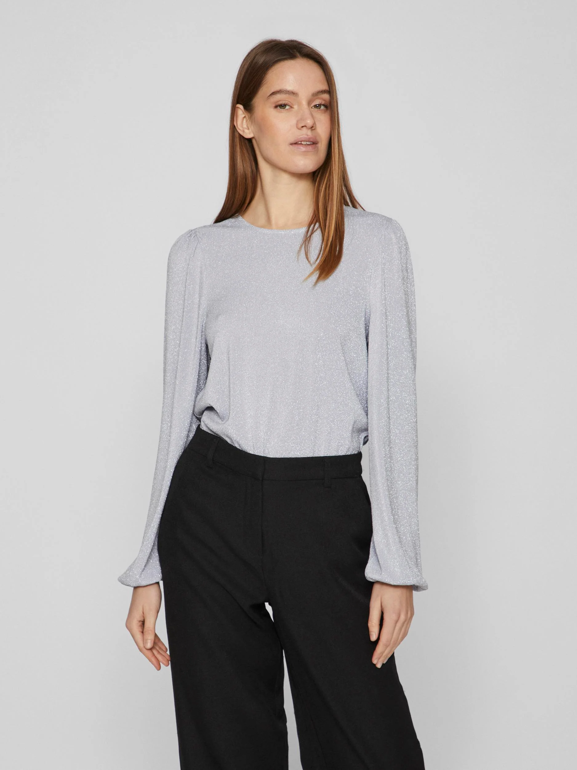 AUGUSTINA L/S TOP (SILVER) - Image 2