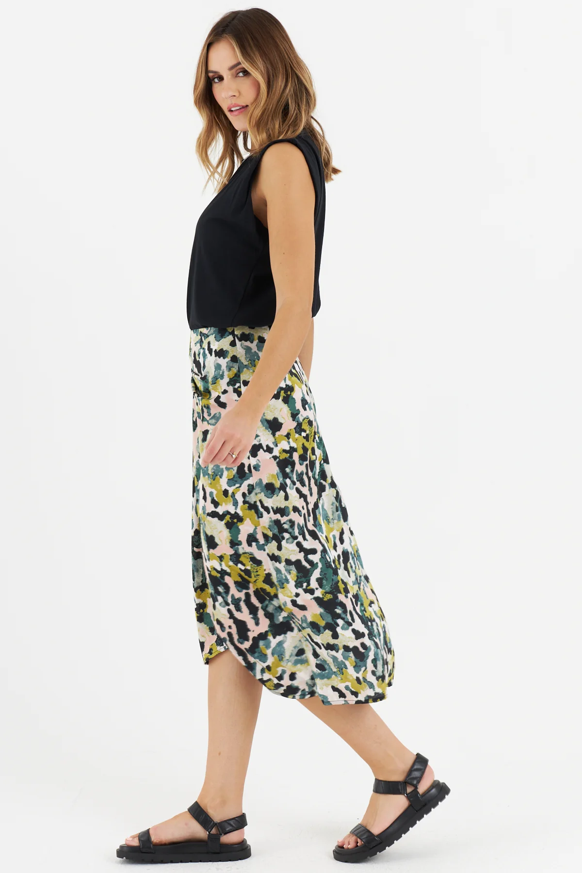 Baba Midi Skirt (Green) - Image 5