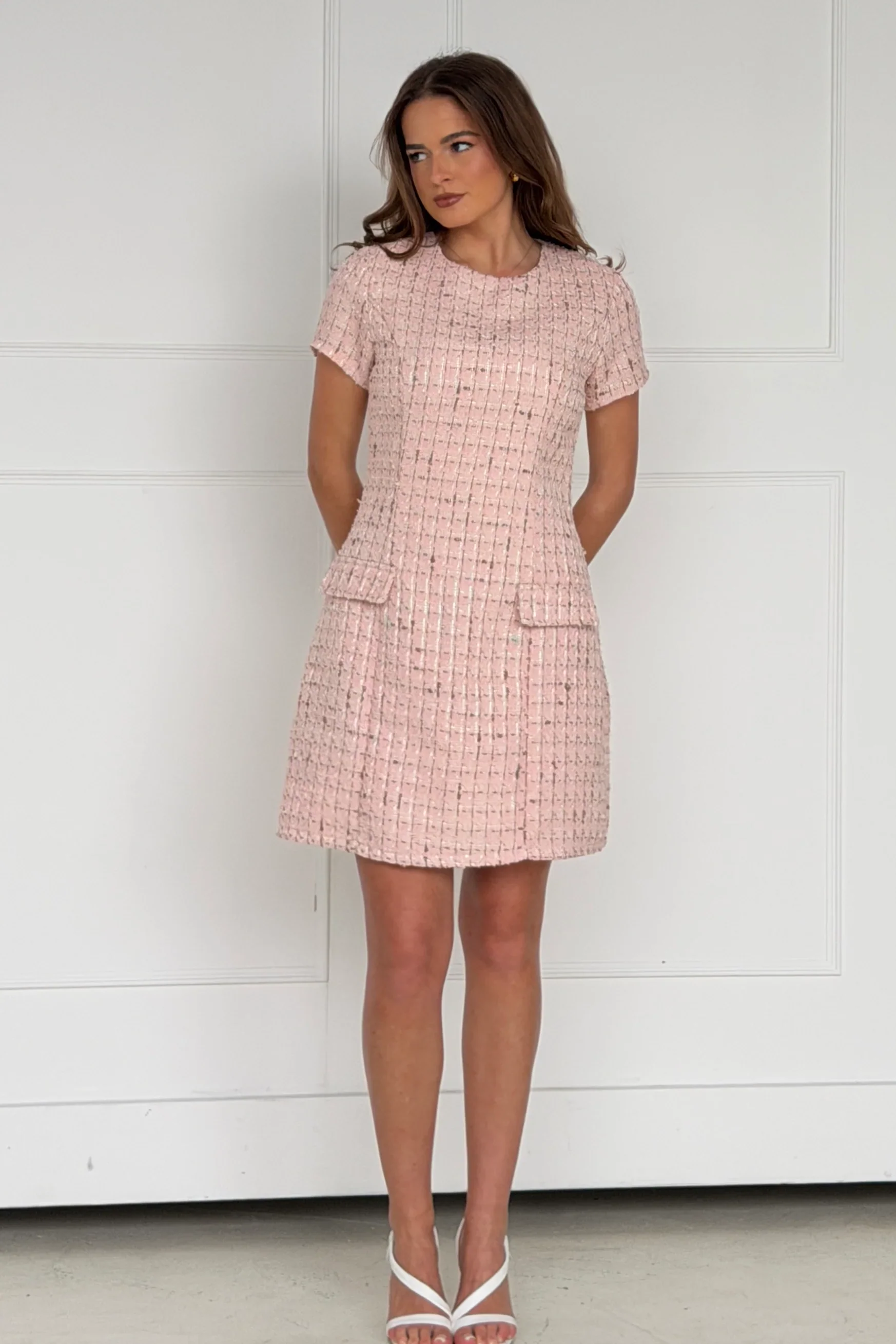 Babett Mini Dress (Pink) - Image 2
