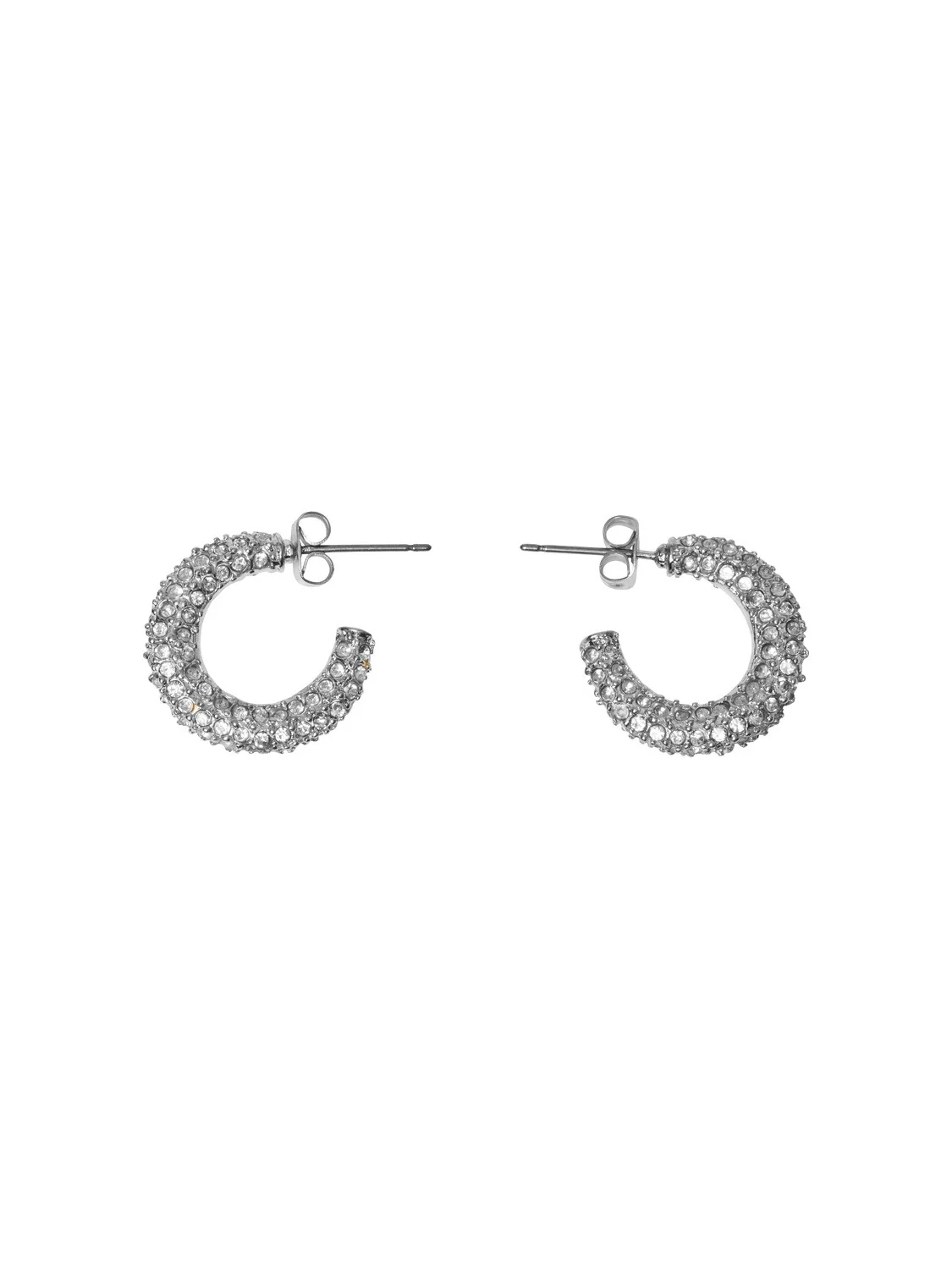 BEKKA HOOP EARINGS (SILVER) - Image 2