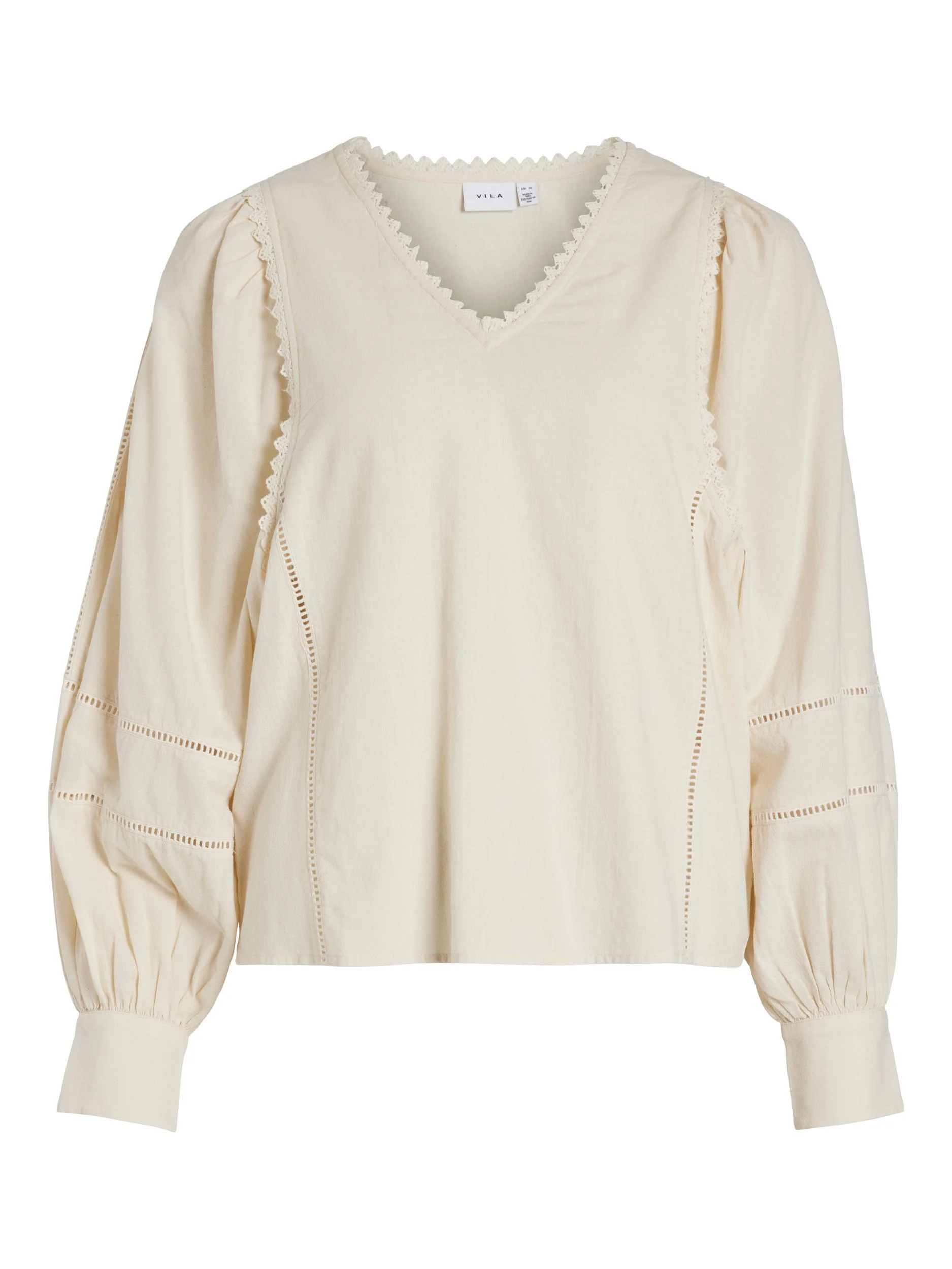 BELIN V-NECK TOP (BIRCH) - Image 2