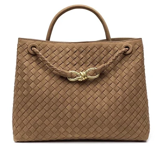 Belinda Suede Shoulder Bag (Carmel) - Image 5