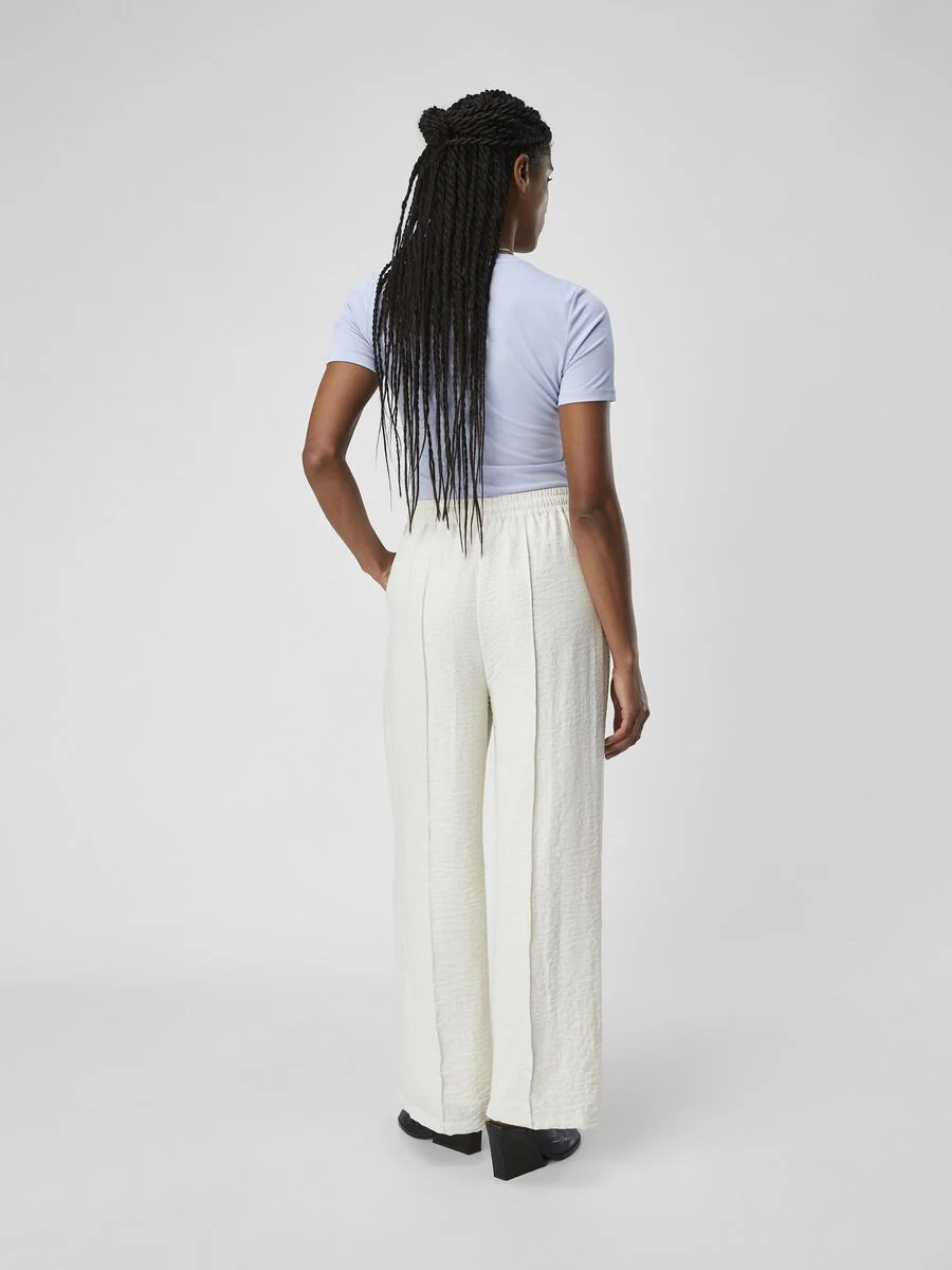 Blea High Waisted Trouser (White Sand) - Image 3