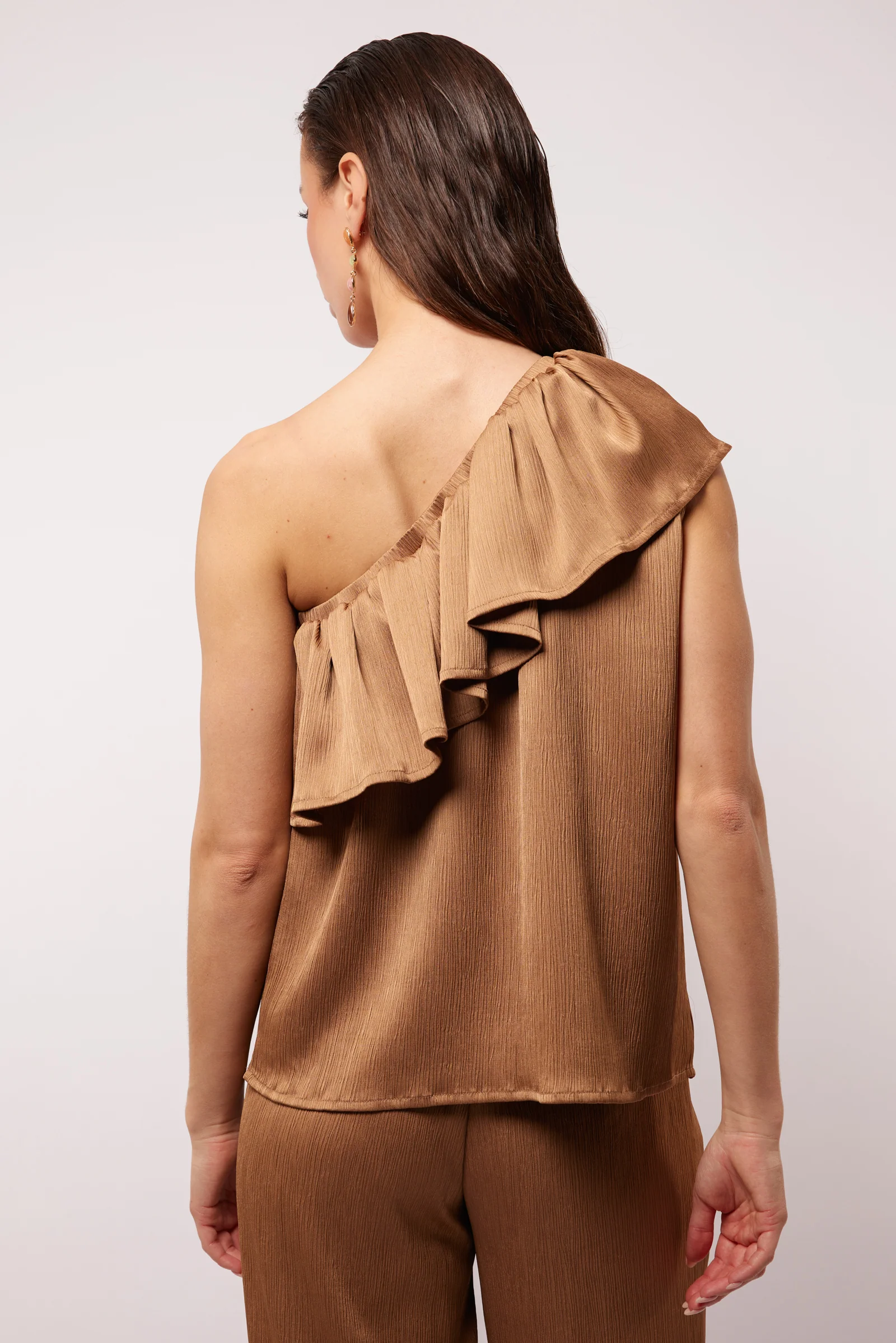 Brean One Shoulder Top (Bronze) - Image 3