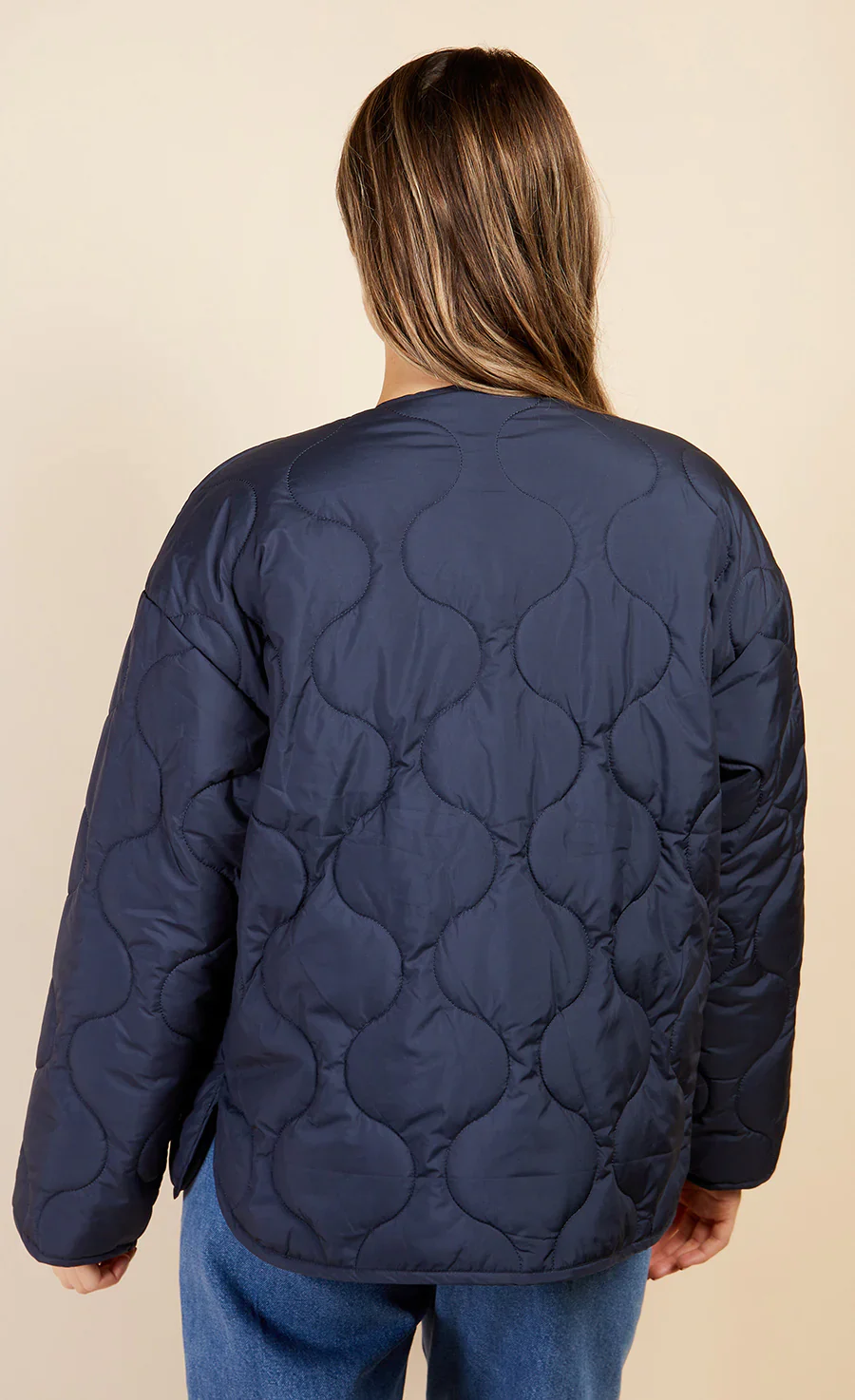 BREDA QUILTED JACKET (NAVY) - Image 5