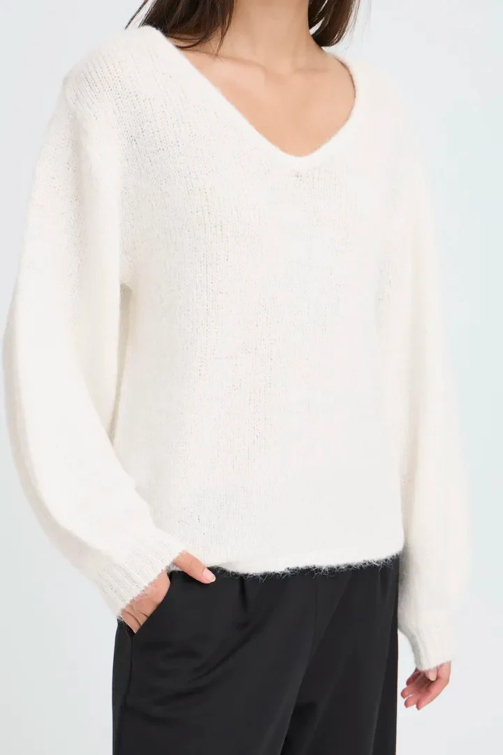 Bria Knit Jumper (Cloud Dancer) - Image 4