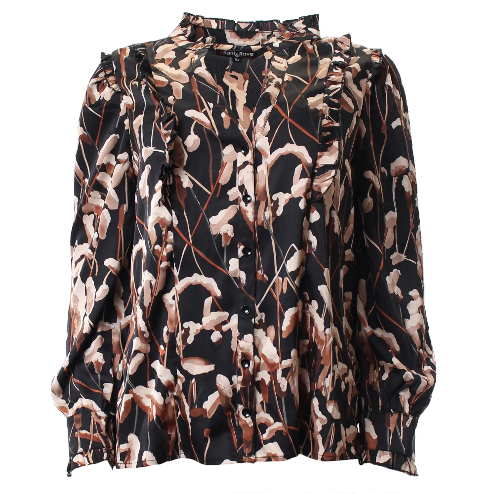 BRINA BLOUSE (BLACK) - Image 4