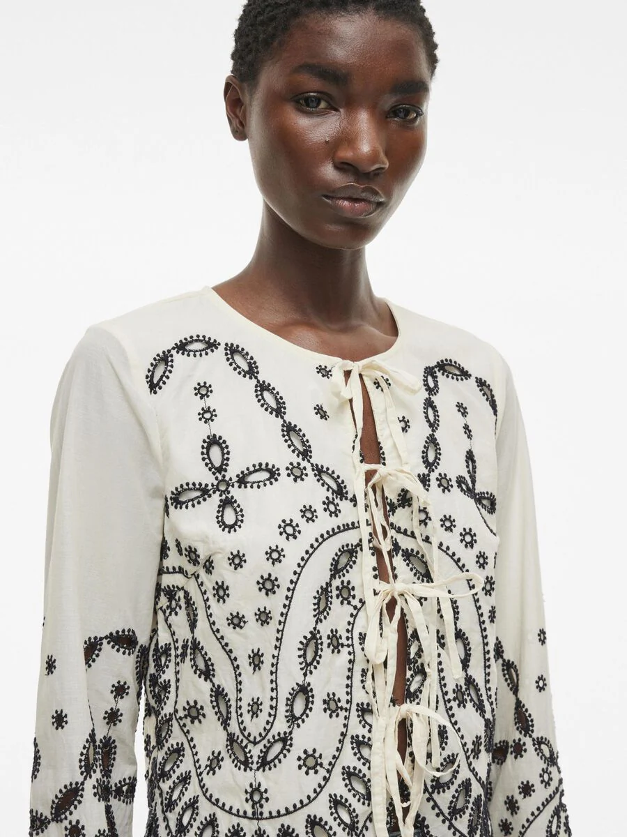 Brodie Tie Front Top (Birch/Meteorite) - Image 4