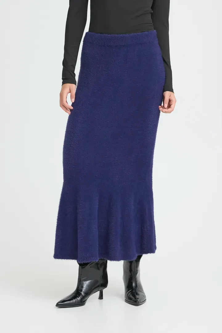 Brona A-Line Skirt (Patriot Blue) - Image 2
