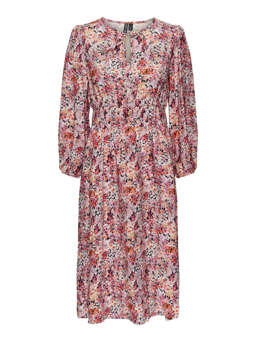 BRUNA MIDI DRESS (VIOLET FLOWER) - Image 5