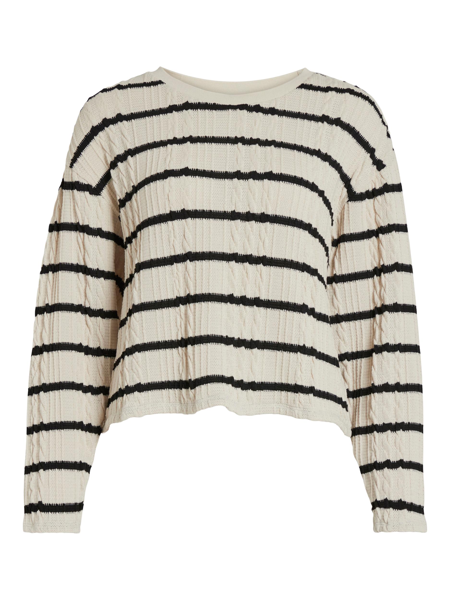 CABA L/S CROPPED TOP(BIRCH/BLACK) - Image 7