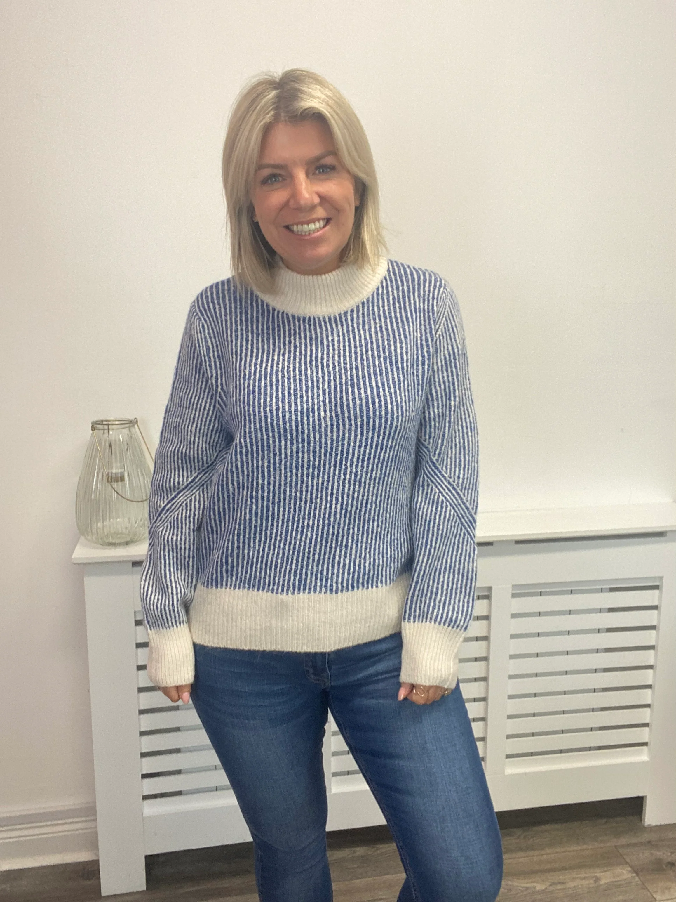 CARA STRIPE JUMPER (TRUE BLUE) - Image 3