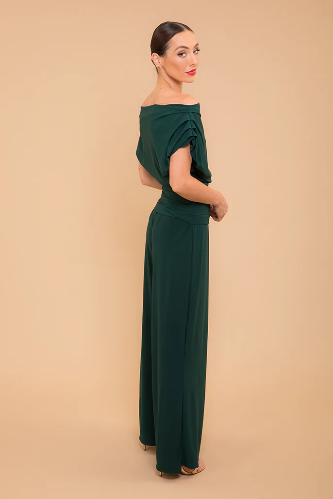 CARBON JERSEY JUMPSUIT (FOREST GREEN) - Image 3