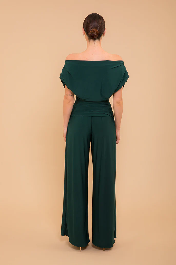 CARBON JERSEY JUMPSUIT (FOREST GREEN) - Image 4