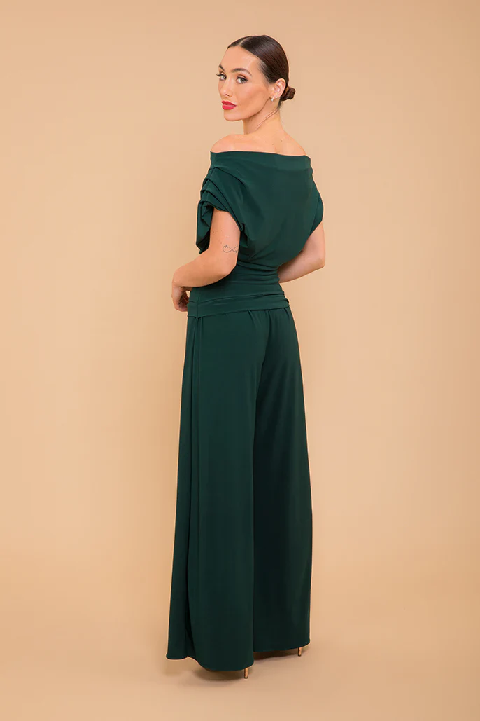 CARBON JERSEY JUMPSUIT (FOREST GREEN) - Image 5