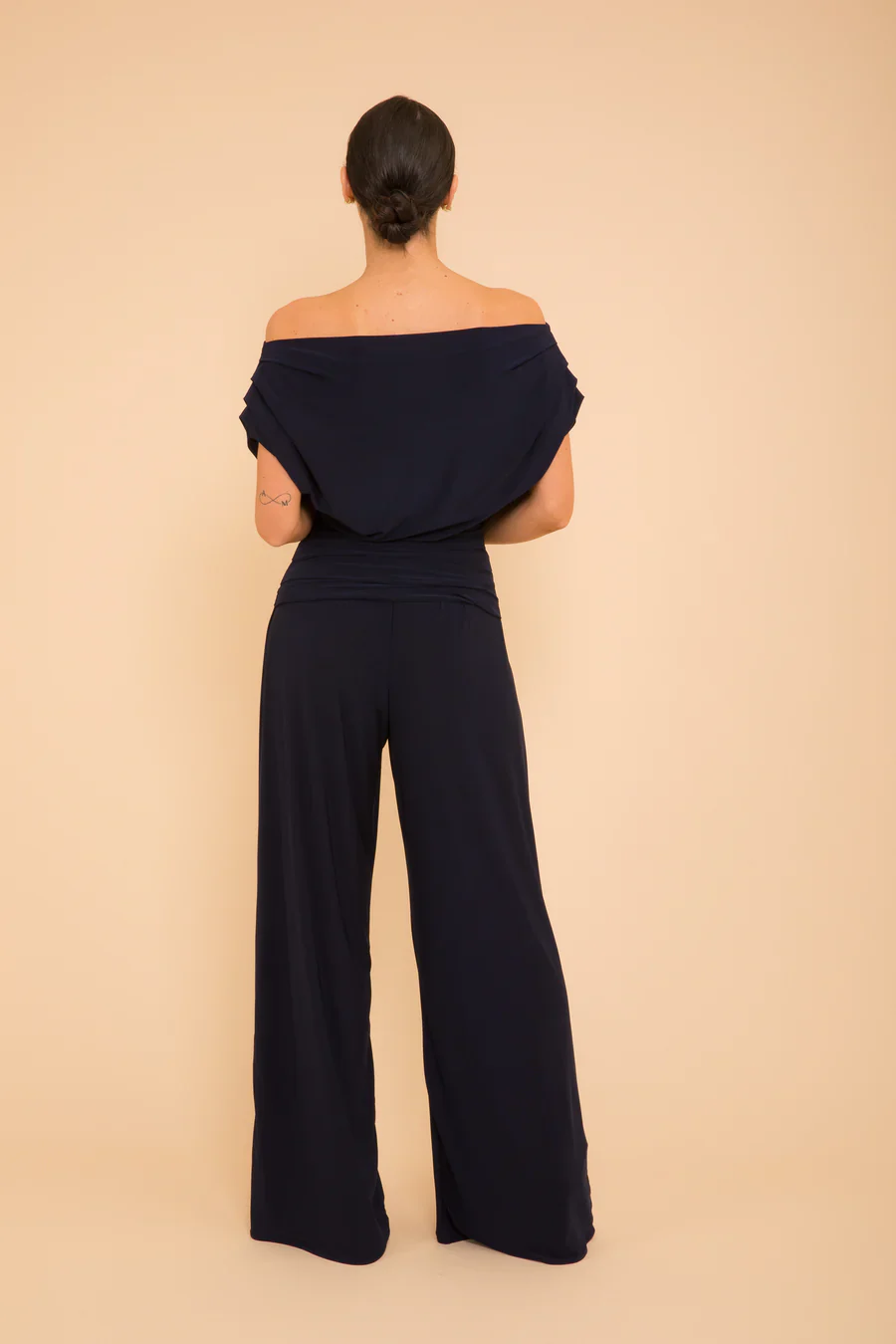 CARBON JERSEY JUMPSUIT (NAVY) - Image 4