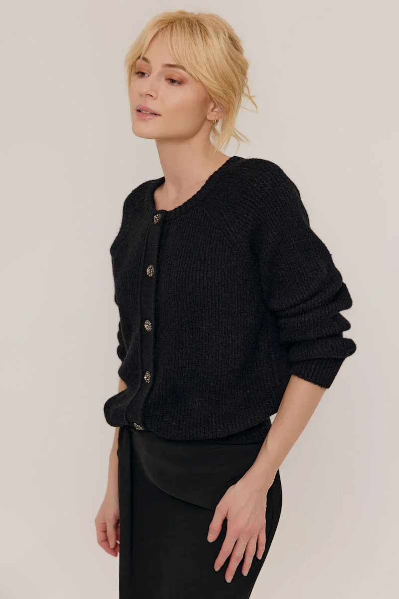 Carol Cardigan (Black) - Image 2