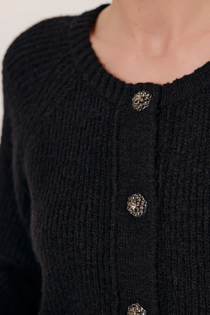 Carol Cardigan (Black) - Image 3