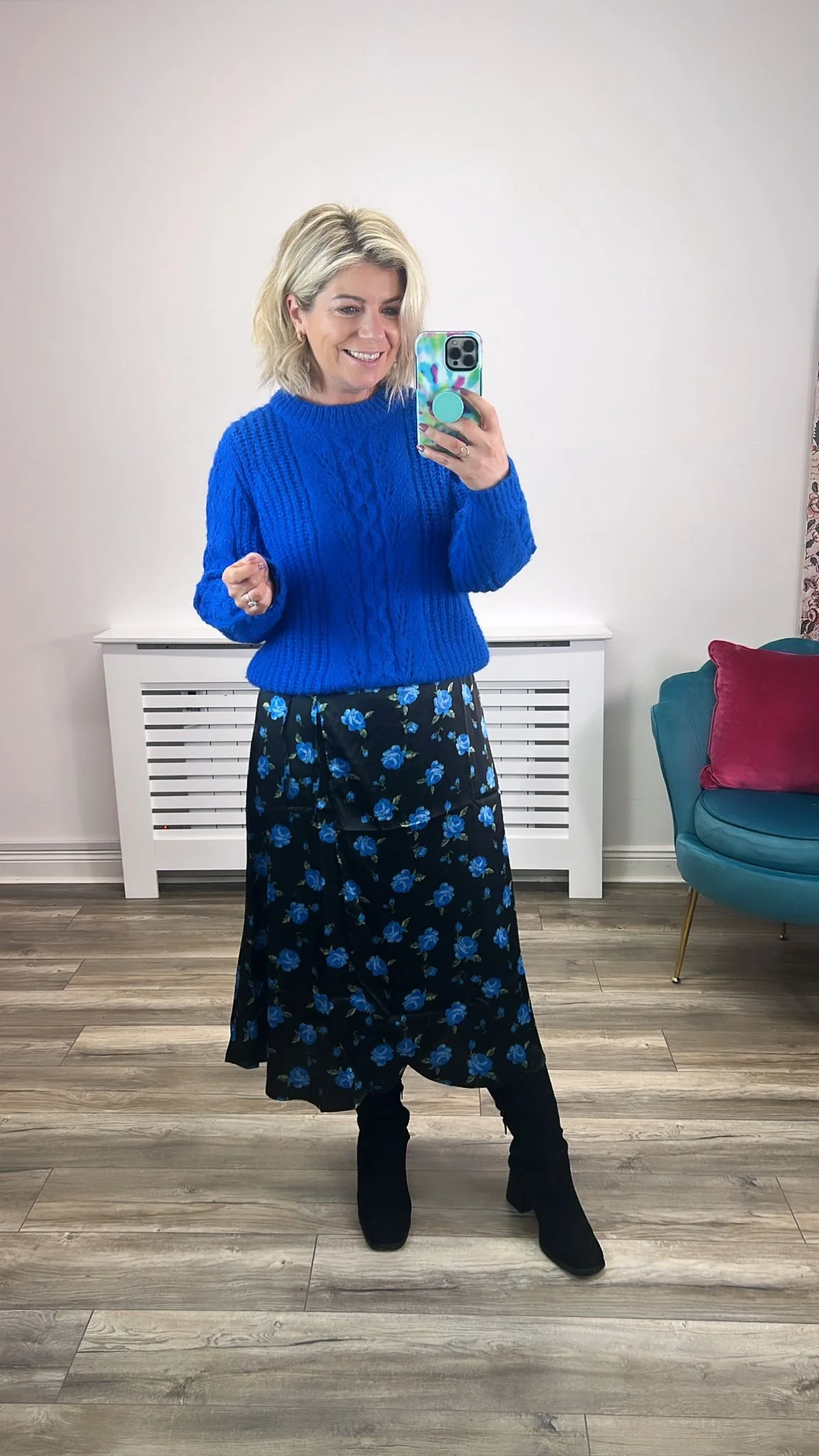 Cassandra Knit Jumper (Princess Blue) - Image 4