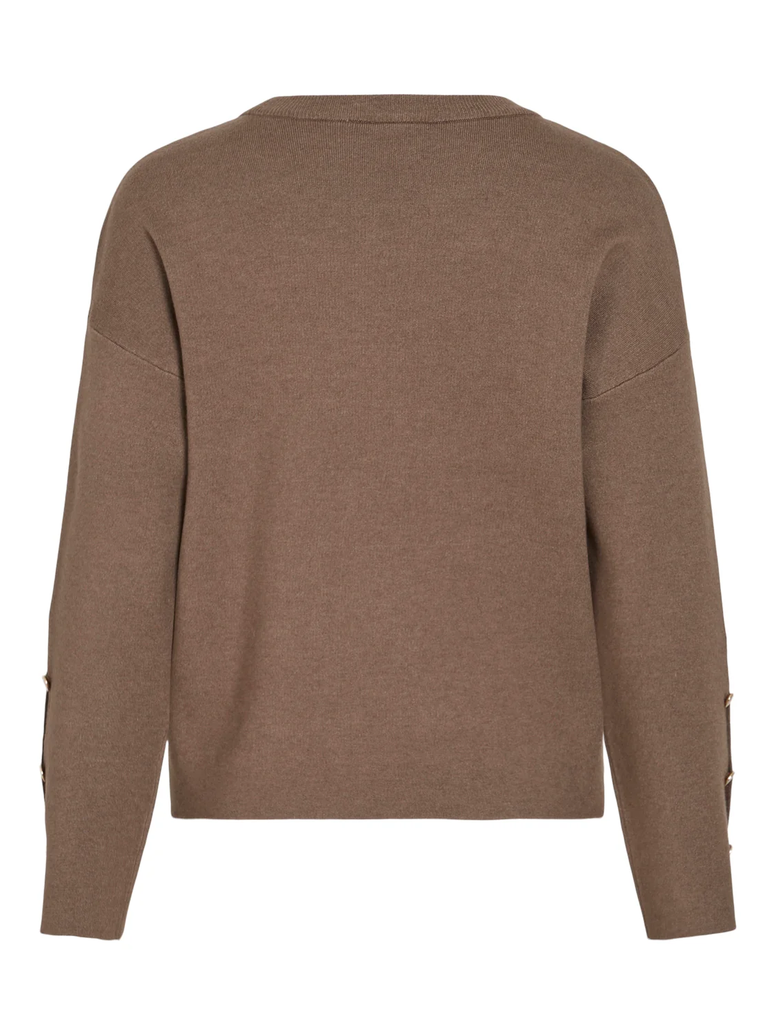 Cassie Knit Top (Dark Natural Melange) - Image 5